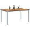 vidaXL Outdoor Tables Natural and grey 150 x 90 x 75 cm