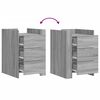 vidaXL Bedside Cabinet Grey Sonoma 45x50x65 cm Engineered Wood