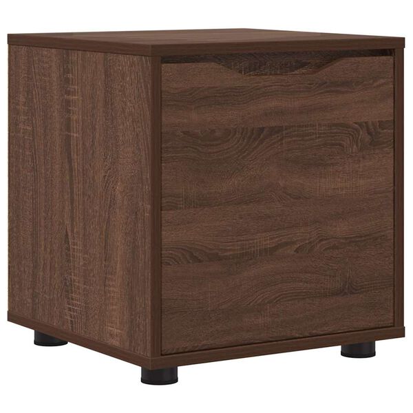 vidaXL Bathroom Cabinet Brown Oak 40.5 x 40 x 44 cm Engineered Wood