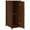 vidaXL Bedside Cabinet Brown Oak 32x42x80 cm Engineered Wood