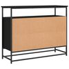 vidaXL Sideboard Black 100x35x80 cm Engineered Wood