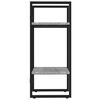 vidaXL 2-Tier Book Cabinet Grey Sonoma 40x30x70 cm Engineered Wood