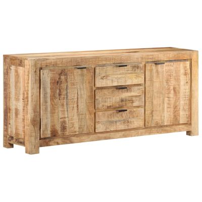 vidaXL Sideboard 175x40x75 cm Rough Mango Wood