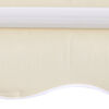 vidaXL Awning Top Sunshade Canvas Cream 3 x 2.5 m (Frame Not Included)