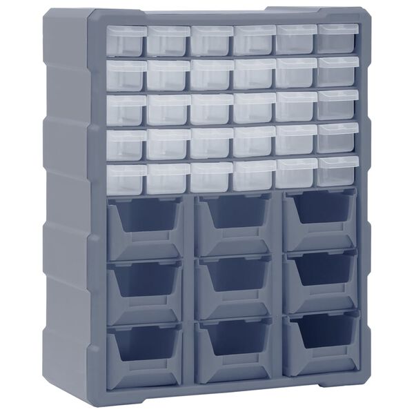vidaXL Multi-drawer Organiser with 39 Drawers 38x16x47 cm