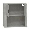 vidaXL Wall Cabinet Concrete Grey 80x33x80 cm Engineered Wood