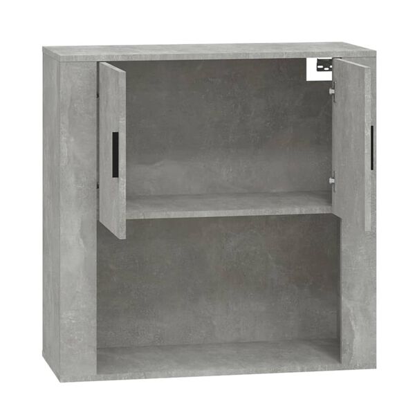 vidaXL Wall Cabinet Concrete Grey 80x33x80 cm Engineered Wood