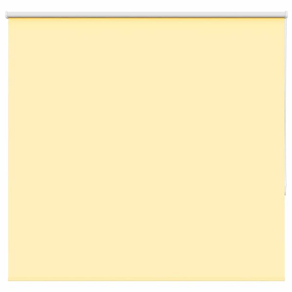 vidaXL Roller Blind Blackout Yellow 160x130 cm Fabric Width 156.6 cm Polyester
