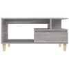 vidaXL Coffee Table Grey Sonoma 90x49x45 cm Engineered Wood