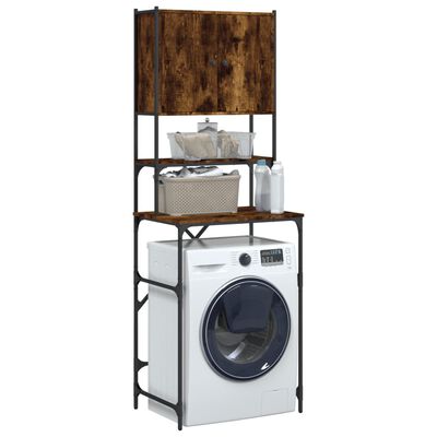 vidaXL Washing Machine Cabinet Smoked Oak 68x48.5x194 cm