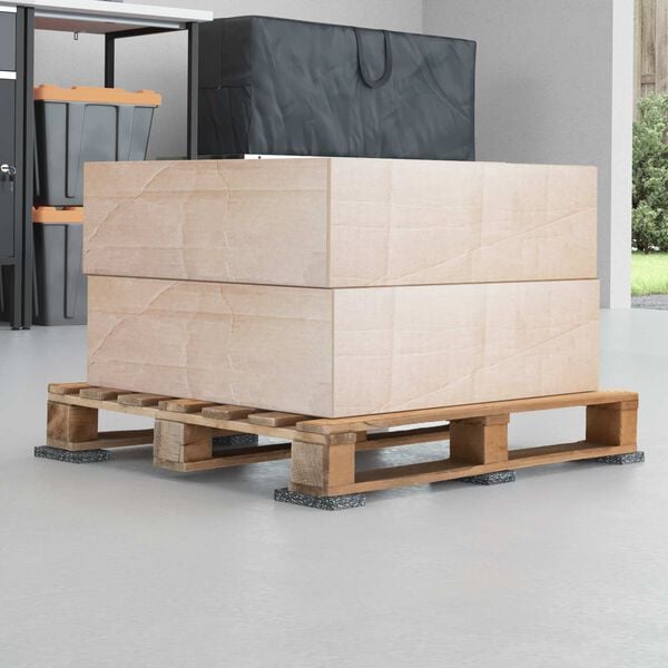 vidaXL Rubber Roller Black 200 x 5 x 0.6 cm Rubber