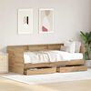 vidaXL Daybed Frame with Drawers with Storage Artisan oak 90 x 200 cm