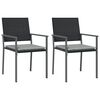vidaXL 7 Piece Garden Dining Set Poly Rattan and Steel