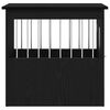 vidaXL Dog Crate Furniture Black Oak 62x45x59 cm Engineered Wood