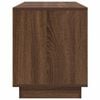vidaXL TV Cabinet with LED Lights Brown Oak 100x41x50 cm