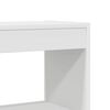 vidaXL Book Cabinet with Shelf White 80 x 30 x 198 cm Engineered Wood