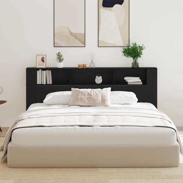 vidaXL Headboard Cabinet 220 x 18,5 x 104,5 cm Engineered wood