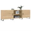 vidaXL TV Cabinet Sonoma Oak 150x30x50 cm Engineered Wood