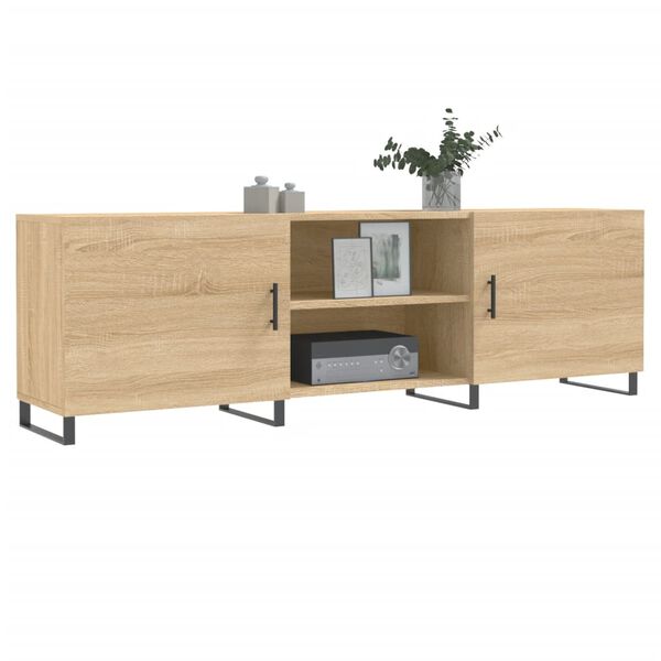 vidaXL TV Cabinet Sonoma Oak 150x30x50 cm Engineered Wood