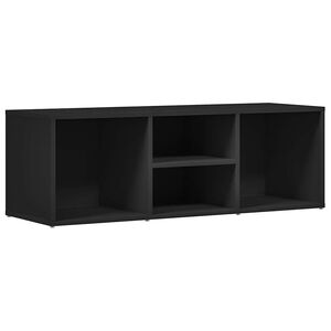 vidaXL Shoe Storage Bench Black 102x35x35 cm Engineered Wood