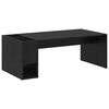 vidaXL Coffee Table Black Oak 101.5 x 50 x 37 cm Engineered Wood