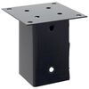 vidaXL Post Bases Square 4 pcs Anthracite 81x81 mm Powder-coated Steel