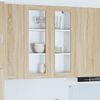 vidaXL Hanging Cabinet Sonoma Oak 80 x 31 x 100 cm Engineered Wood