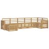 vidaXL Outdoor Sofa Set 7 pcs White