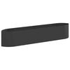 vidaXL Raised Garden Bed Black 220 x 40x 40 cm Steel