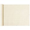 vidaXL Balcony Screen Cream 90x600 cm HDPE