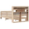 vidaXL Bookcase Bed without Mattress 135x190 cm Double Solid Wood Pine