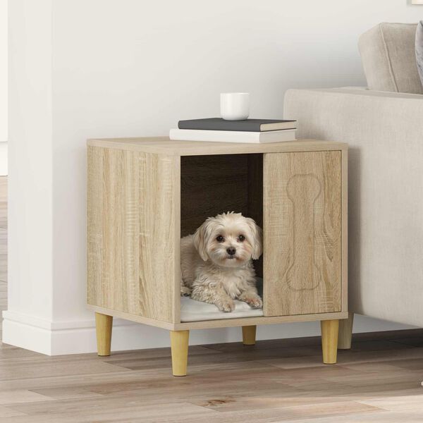 vidaXL Dog House Sonoma 44 x 42 x 49 cm Engineered Wood