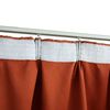 vidaXL Blackout Curtains with Hooks 2 pcs Rust 140x225 cm