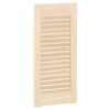 vidaXL Cabinet Doors Louvred Design 2 pcs 61.5x29.5 cm Solid Wood Pine