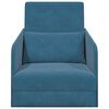 vidaXL Sofa Bed Blue 65 x 80 x 83 cm Velvet