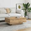 vidaXL Coffee Table Artisan Oak 90x60x31 cm Engineered Wood