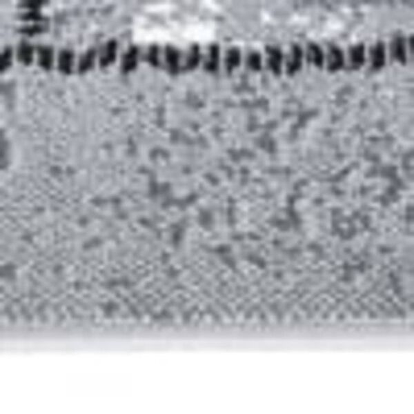 vidaXL Runner Rug BCF Grey with Block Pattern 60x450 cm