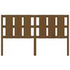 vidaXL Bed Headboard Honey Brown 185.5x4x100 cm Solid Wood Pine