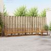 vidaXL Outdoor Sofa Set 6 pcs Natural Solid Acacia Wood