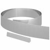 vidaXL Lawn Edging 4 pcs 450 x 0.05 x 15 cm Galvanised Steel Silver