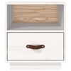 vidaXL Bedside Cabinets 2 pcs White 40x34x45 cm Solid Wood Pine