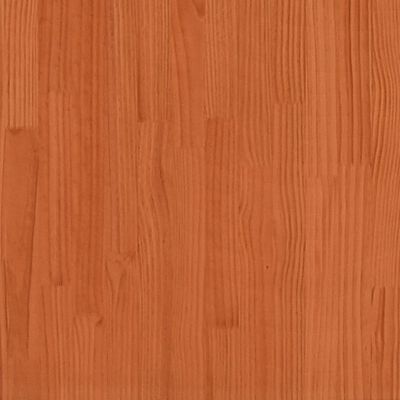 vidaXL Garden Footstool with Cushion Wax Brown Solid Wood Pine