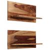 vidaXL Wall Shelves 2 pcs 58x26x20 cm Solid Acacia Wood