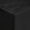 vidaXL Sideboard Black 60x33x75 cm Engineered Wood