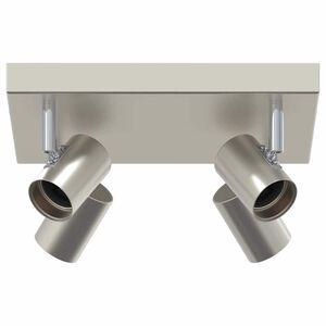 vidaXL Ceiling Spotlight Nickel 26 x 26 x 11.5 cm Metal