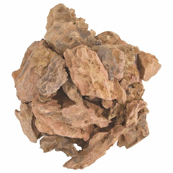 vidaXL Lava Stones 25 kg Brown 1-10 cm
