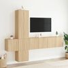 vidaXL 5 Piece TV Wall Units Sonoma Oak Engineered Wood