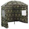 vidaXL Fishing Umbrella 290 x 225 cm Oxford Polyester Camouflage