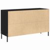 vidaXL Sideboard Black Oak 100 x 36 x 60 cm Engineered Wood