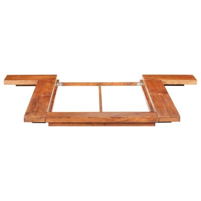 vidaXL Japanese Futon Bed Frame Solid Acacia Wood 90x200 cm